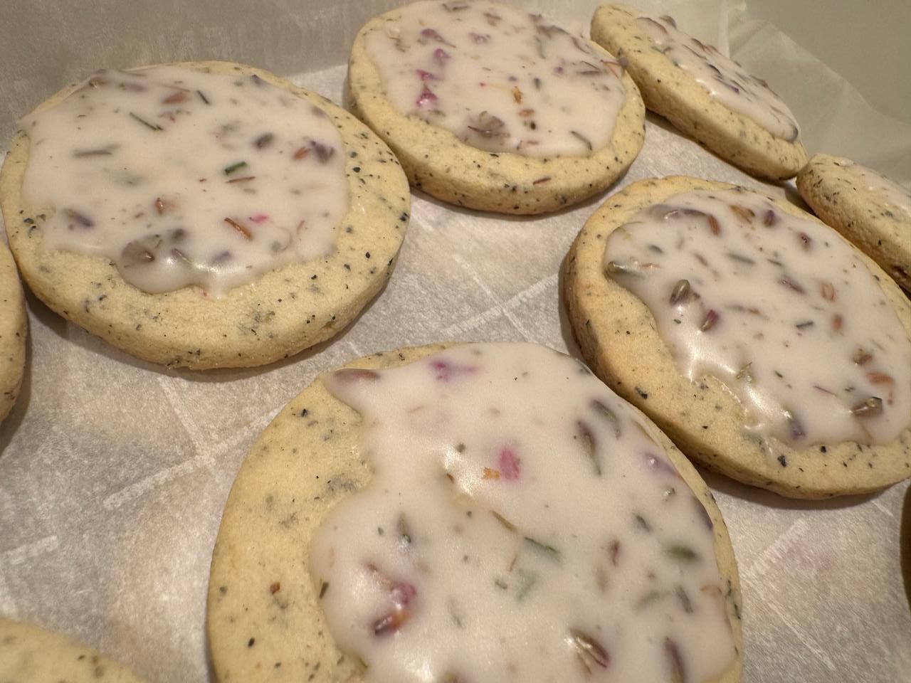 Earl Grey Lavender Shortbread Cookies