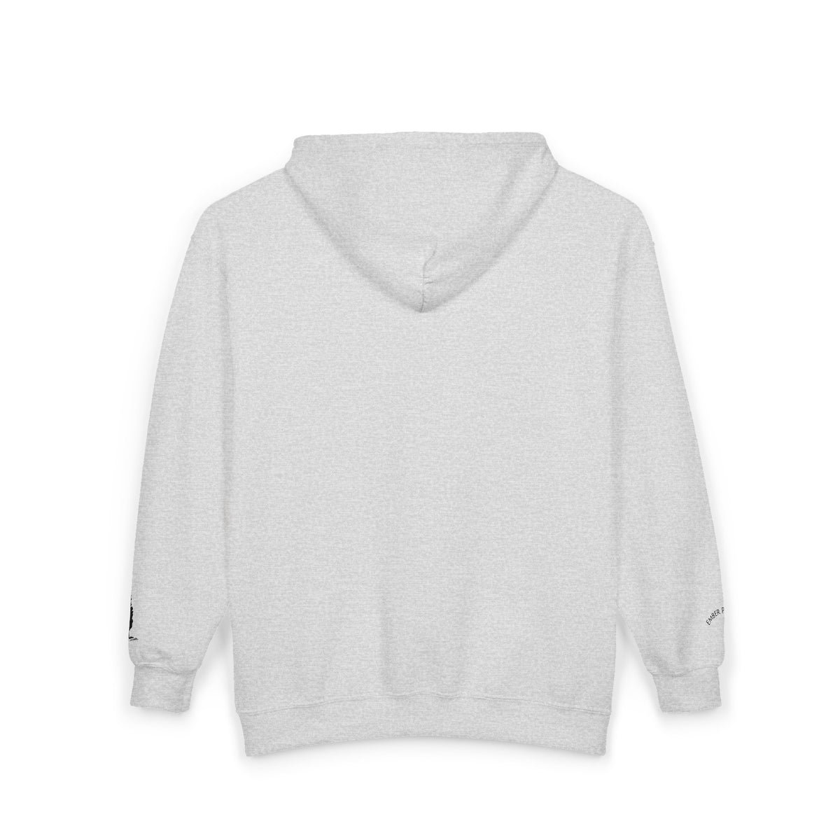 Ember Pines Freak Show Zip Hoodie — Minimal Small Chest Graphic Hooded Sweatshirt